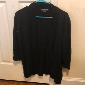 Black cardigan